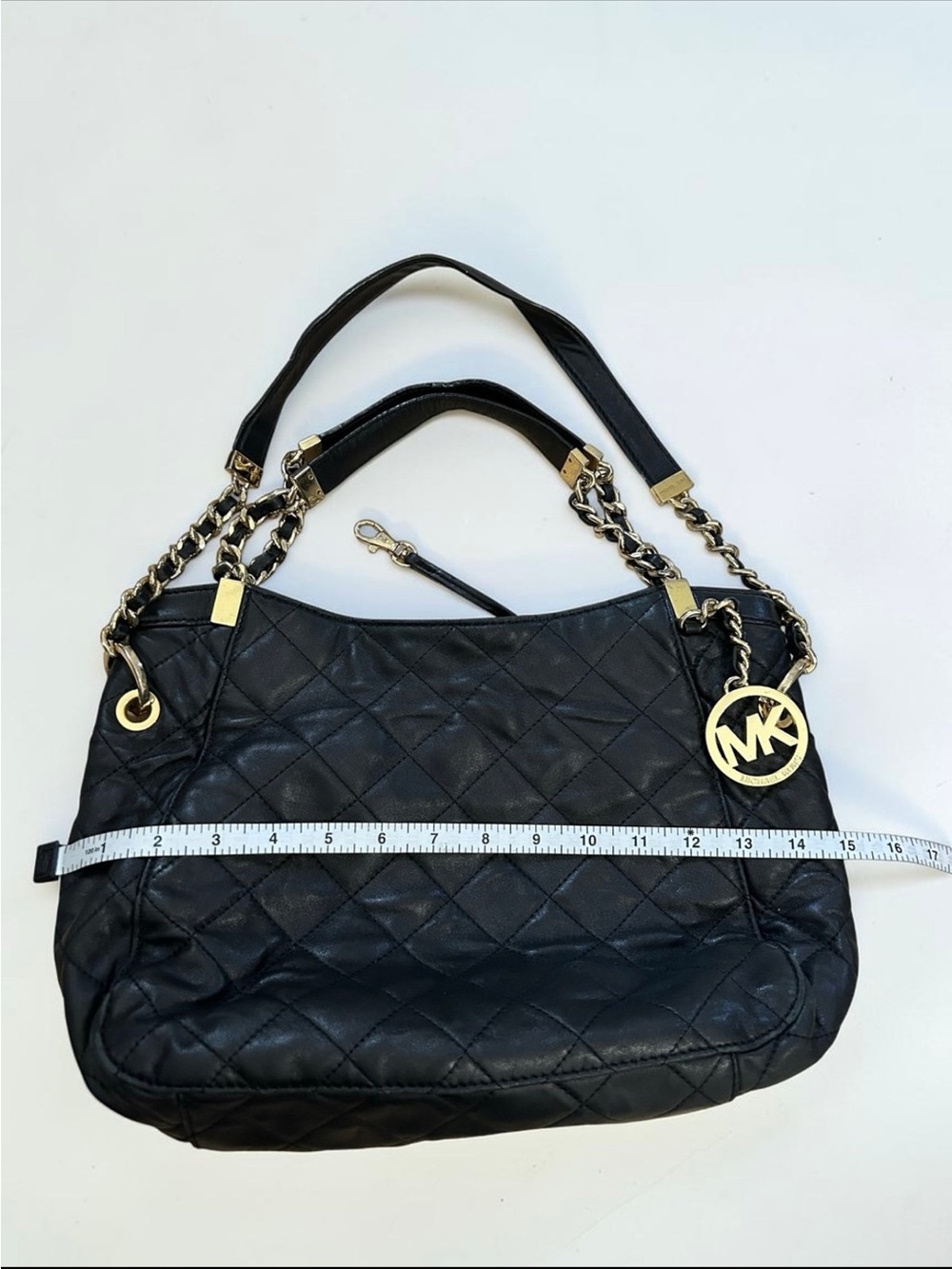 Michael Michael Kors Susannah Shoulder Tote Bag AI-1306 Quilted Leather - Picture 5 of 13